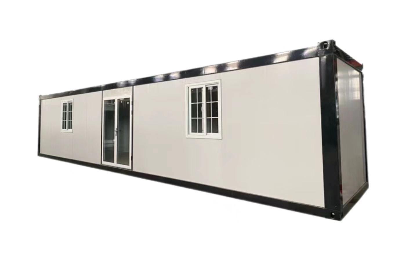 Tavandan Tabana Pencereli Özelleştirilmiş 20ft Sabit Konteyner Ev Tavandan Tabana Pencereli Özelleştirilmiş 20ft Sabit Konteyner Ev