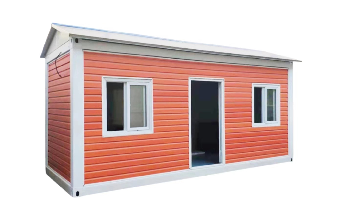 Tavandan Tabana Pencereli Özelleştirilmiş 20ft Sabit Konteyner Ev Tavandan Tabana Pencereli Özelleştirilmiş 20ft Sabit Konteyner Ev