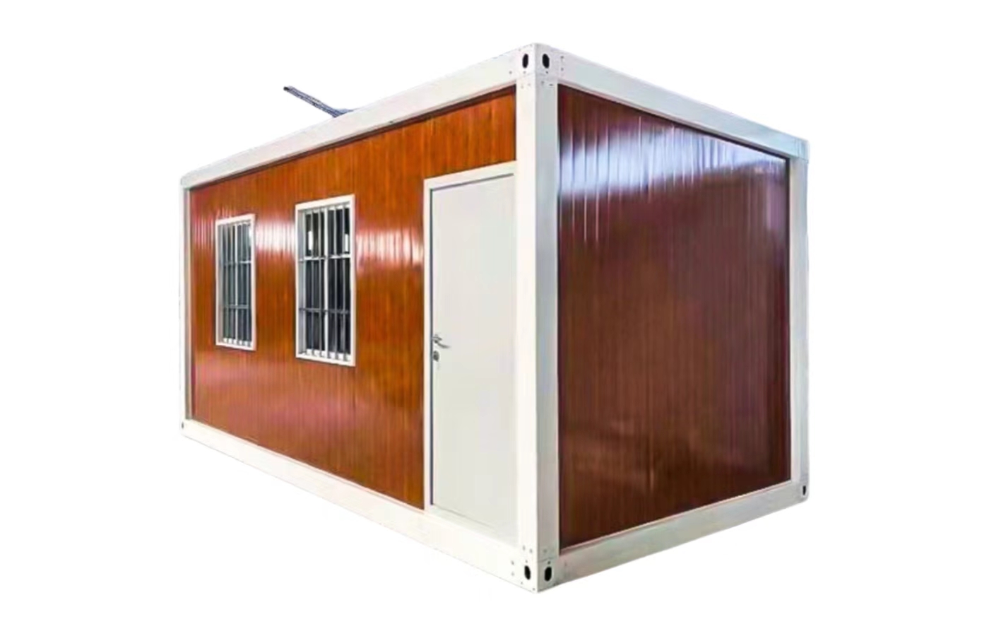 Tavandan Tabana Pencereli Özelleştirilmiş 20ft Sabit Konteyner Ev Tavandan Tabana Pencereli Özelleştirilmiş 20ft Sabit Konteyner Ev