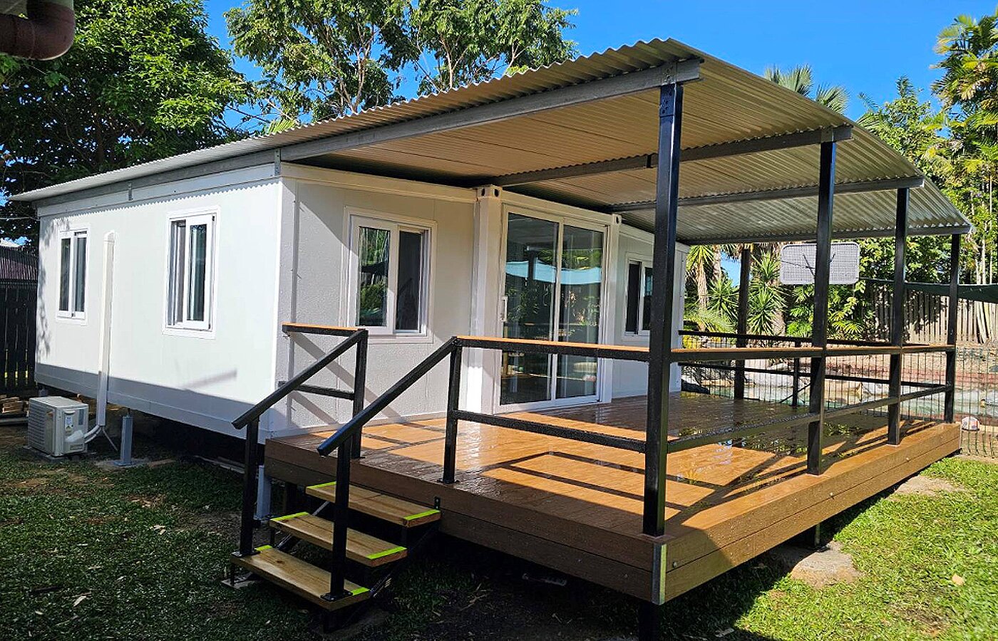 Tavandan Tabana Pencereli 20ft Modern Genişletilebilir Konteyner Özel Mağaza Tavandan Tabana Pencereli 20ft Modern Genişletilebilir Konteyner Özel Mağaza