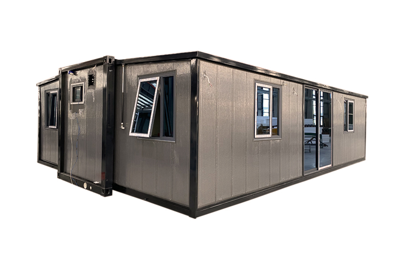 Metal Dış Köşebent Plakalı 40ft Yüksek Lüks Özelleştirilmiş 30ft Genişletilebilir Konteyner